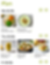 mealy app - meal plan screen, healthy recipes for each day automatically generated into a plan